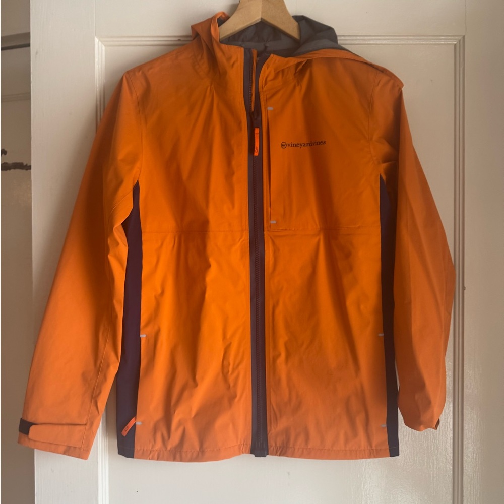 Vineyard Vines Orange Raincoat